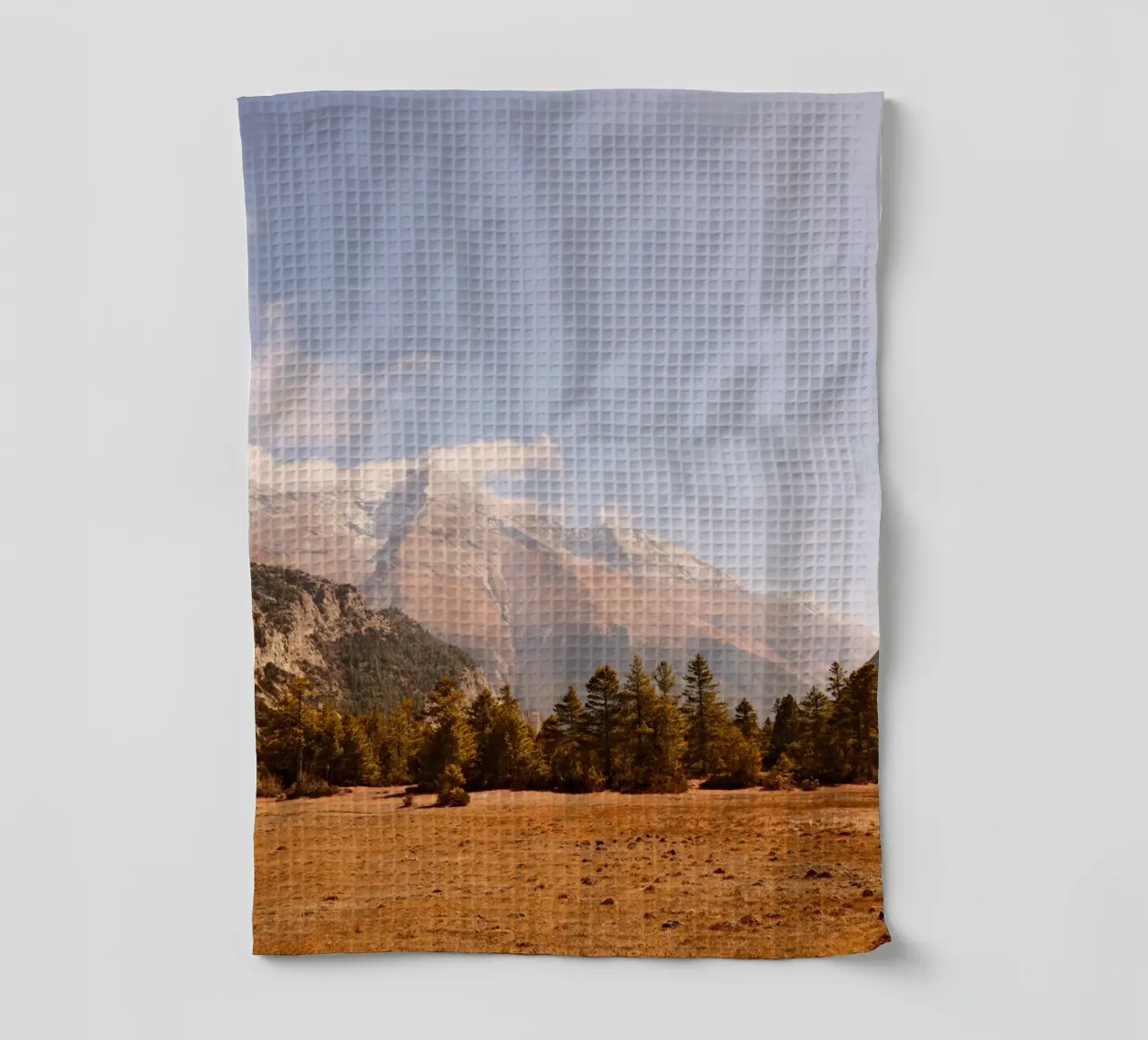Golden Annapurna Highlights canovaccio da cucina da FujiPrints