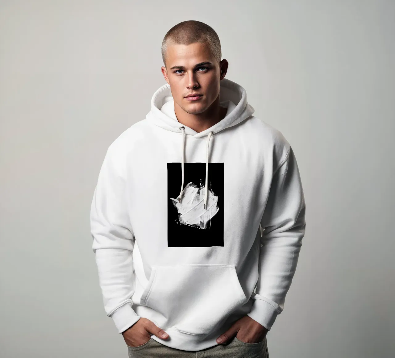 Minimalism 02 felpa con cappuccio da Shot By Clint