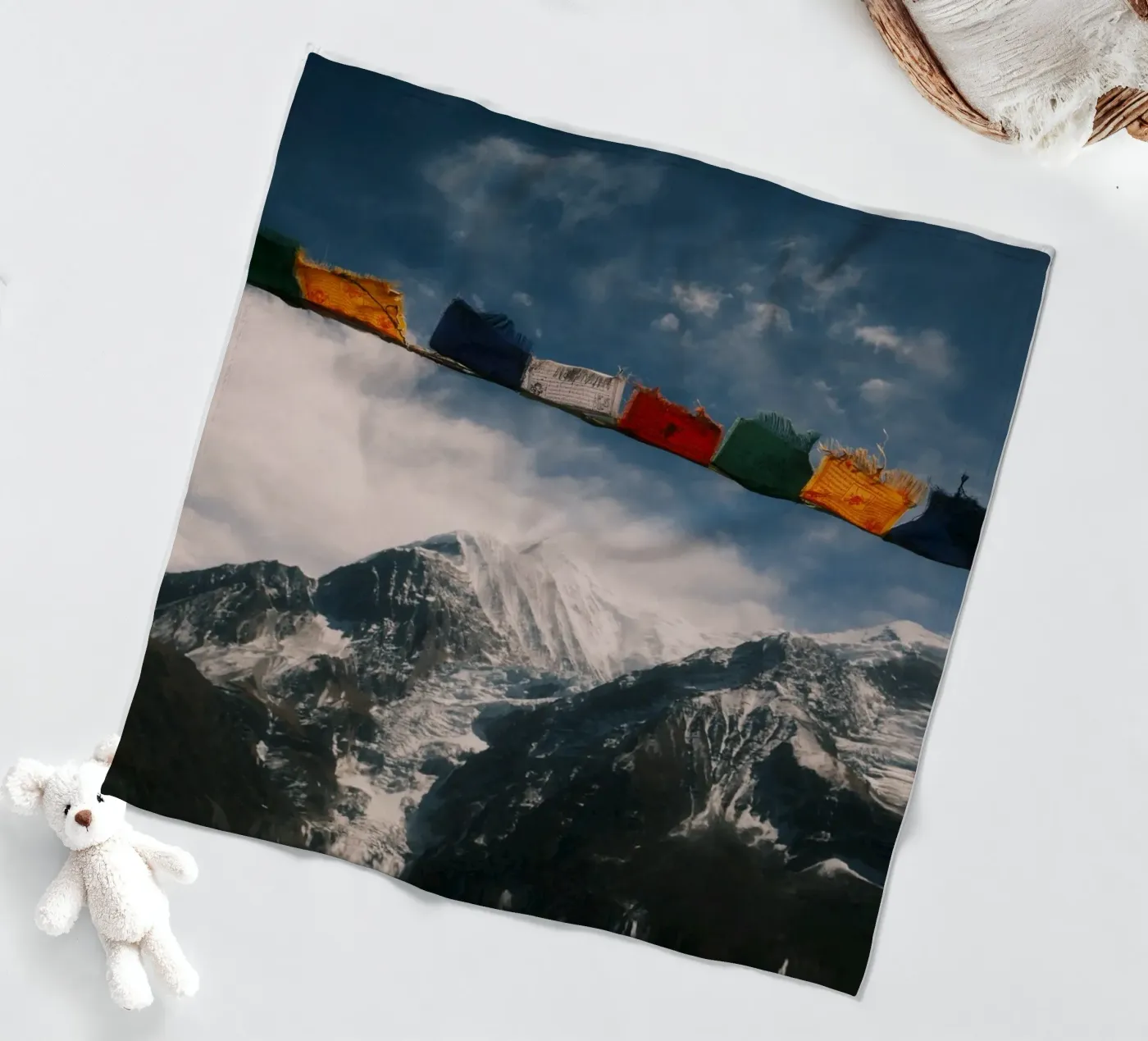 Summit Prayer fleecedeken van FujiPrints