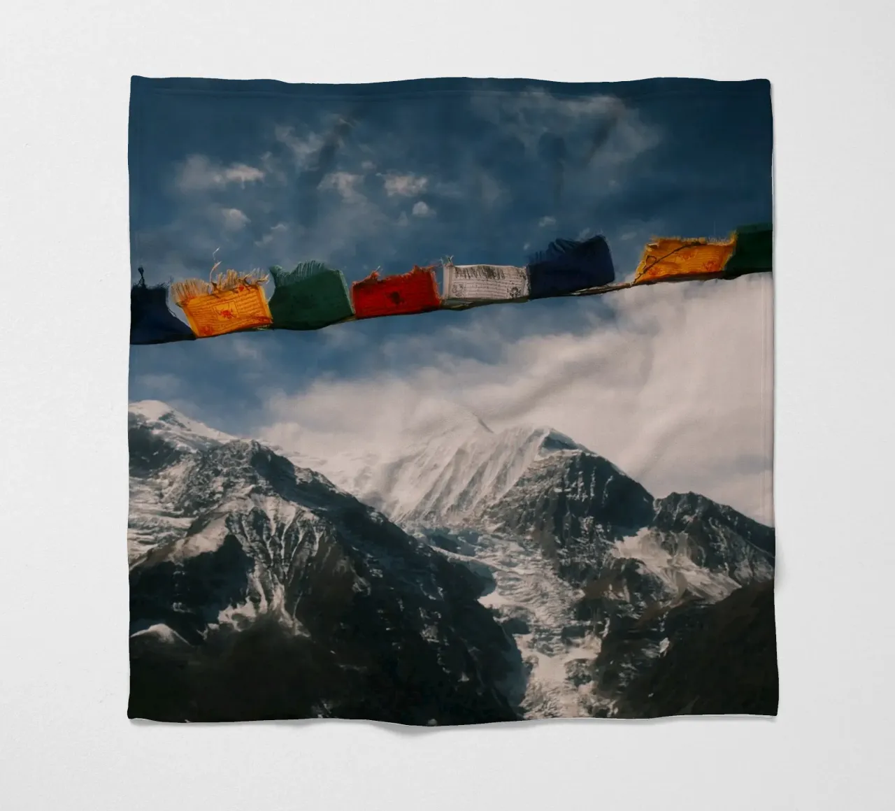Summit Prayer fleece blanket by FujiPrints