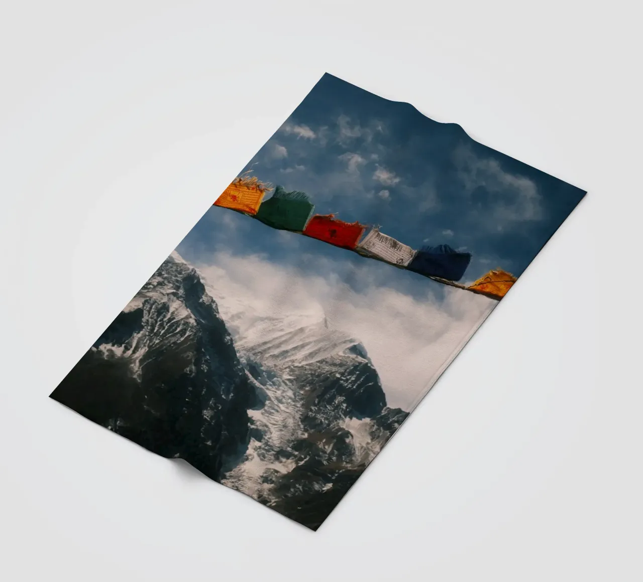 Summit Prayer Fleecedecke von FujiPrints