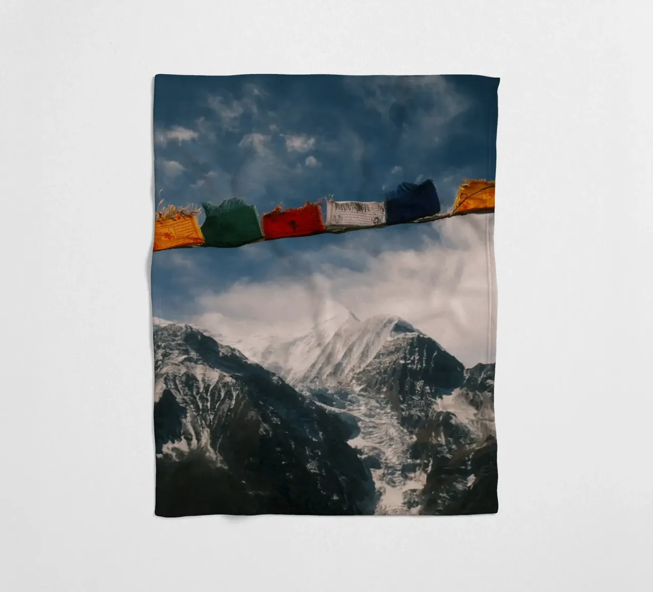 Summit Prayer Fleecedecke von FujiPrints