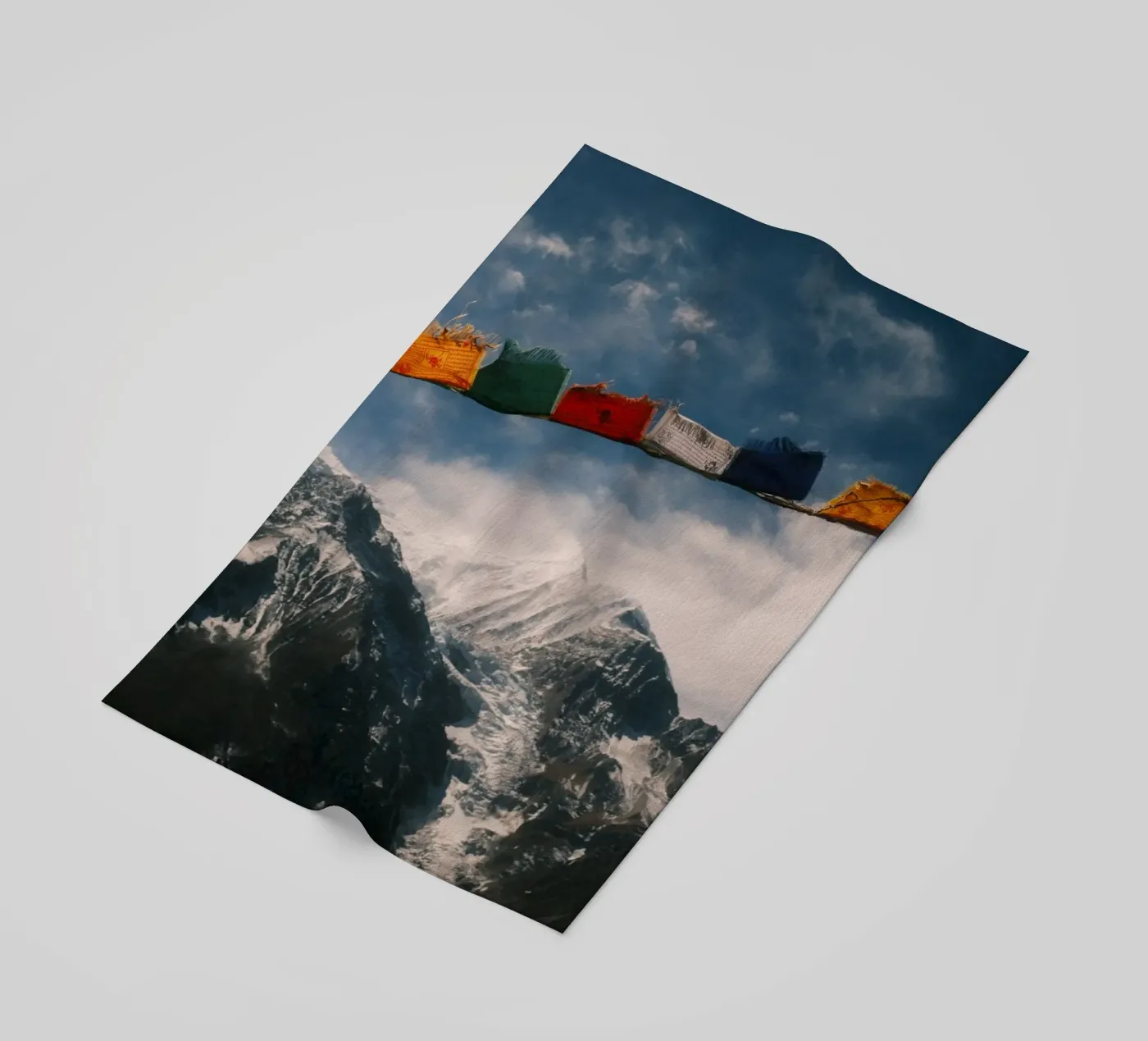 Summit Prayer Strandtuch von FujiPrints