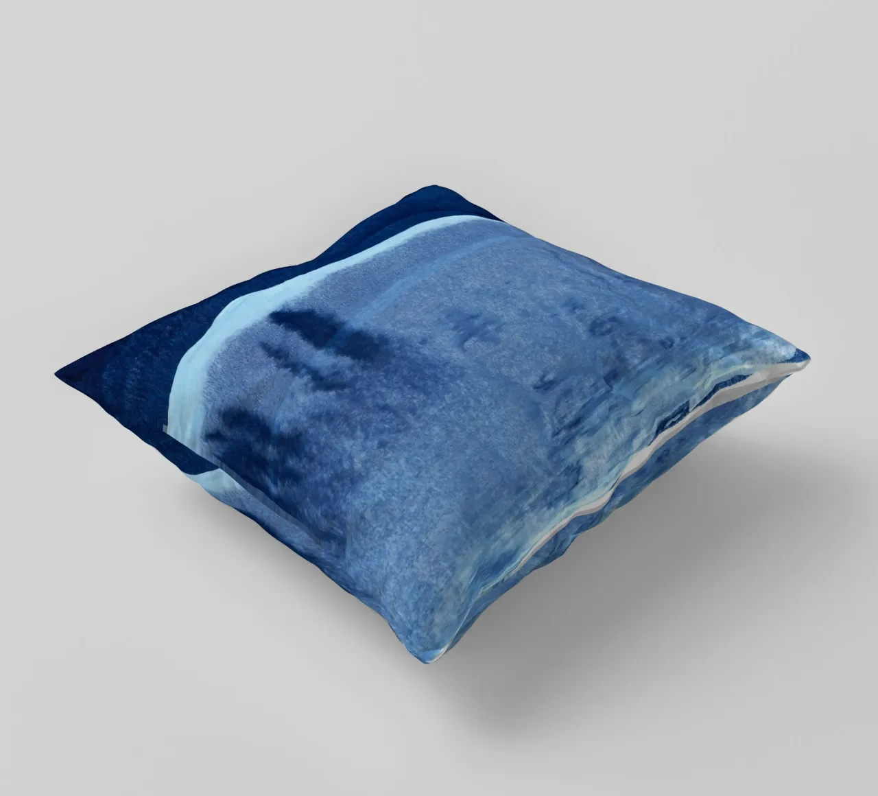 Blue Texture No 2 cuscino da Anastasia Sawall