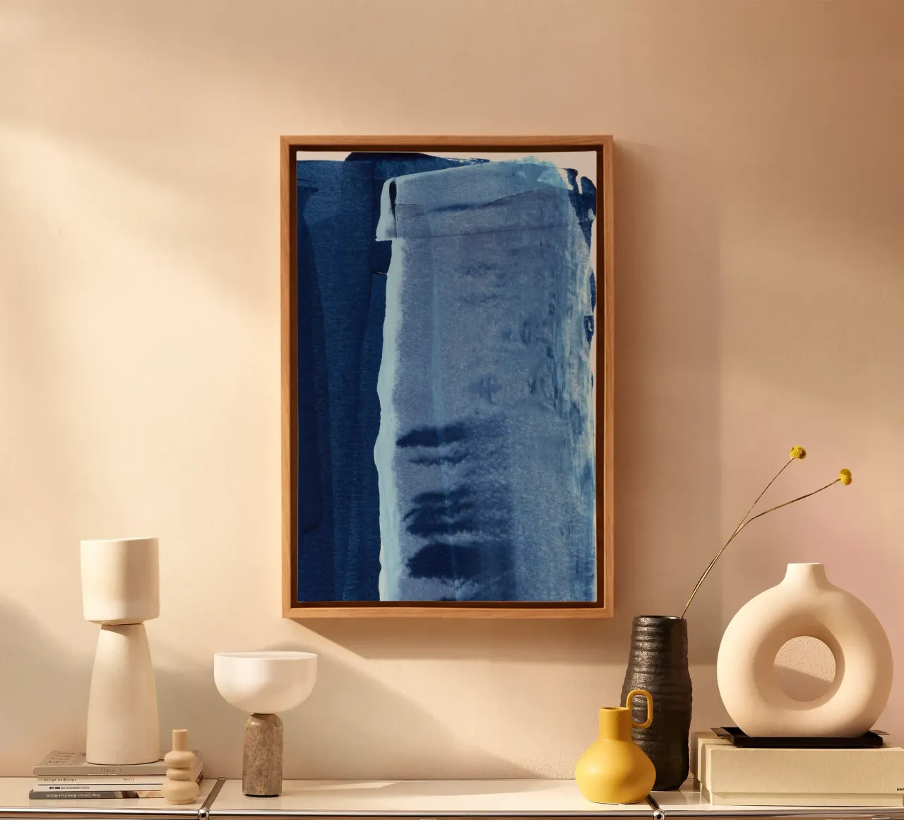 Blue Texture No 2 tela da Anastasia Sawall