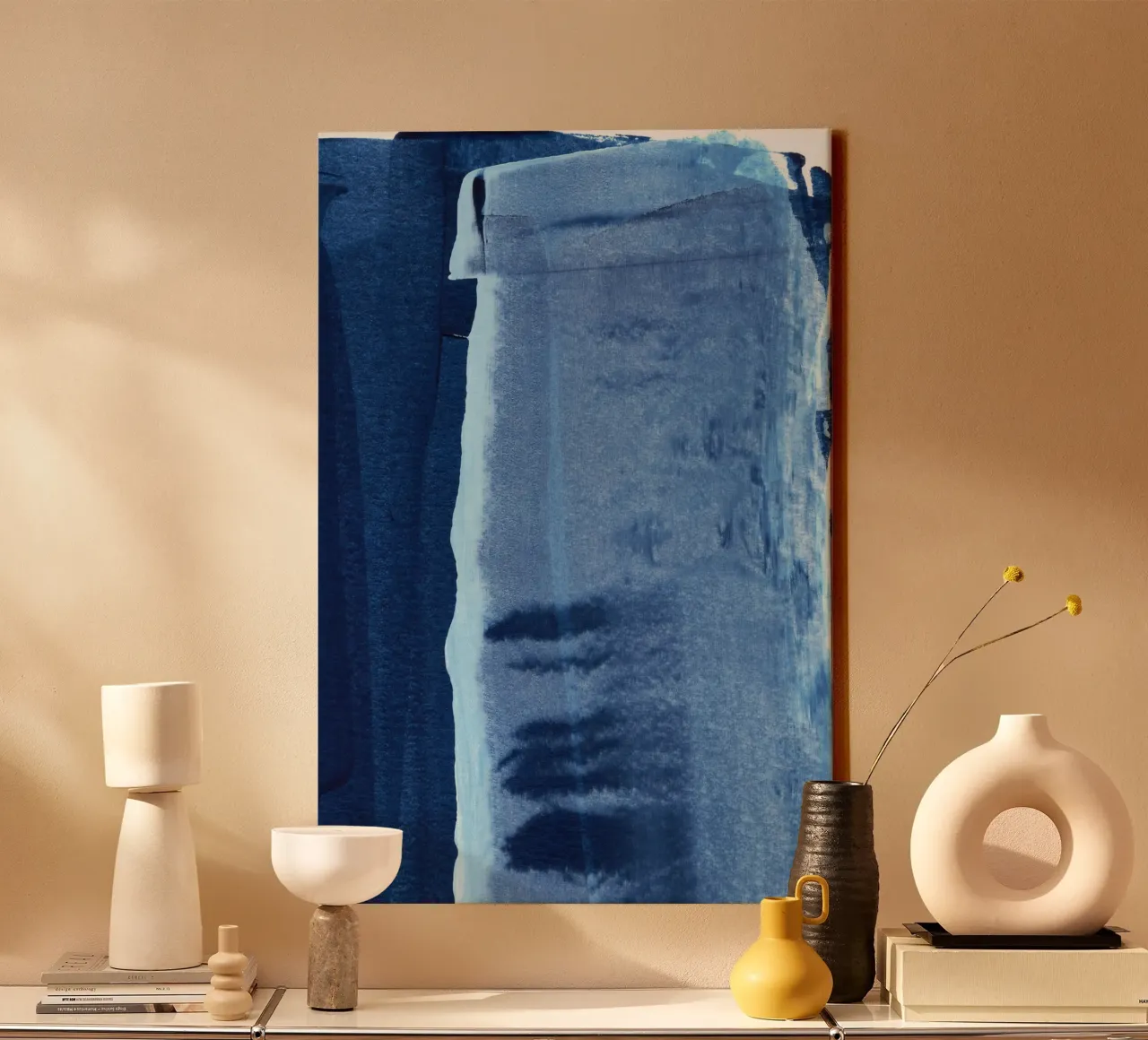 Blue Texture No 2 tela da Anastasia Sawall