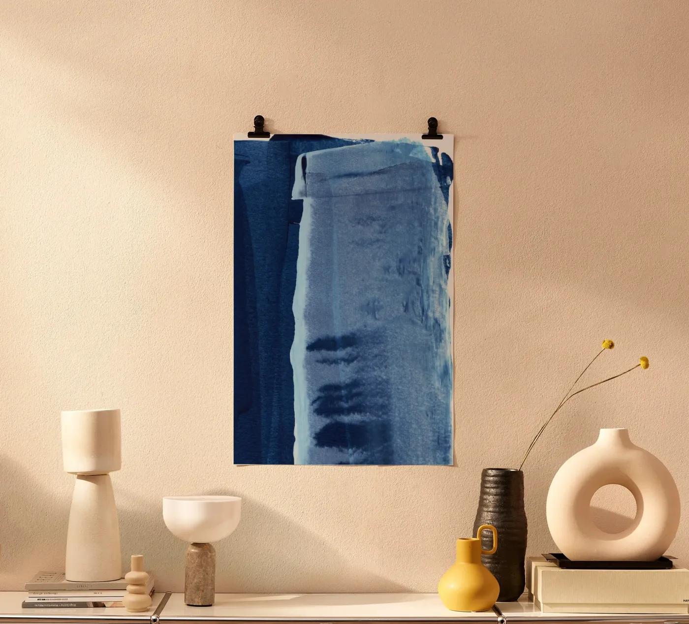 Blue Texture No 2 poster da Abstract Textures