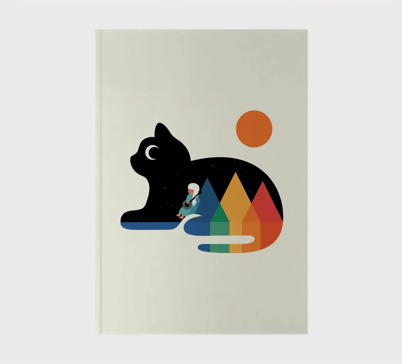 Mondschein-Serenade Notizbuch von Andy Westface