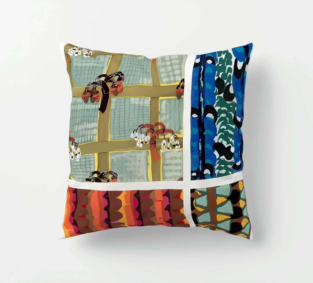 Carte de la ville de Londres Bauhaus coussin de Iracheta