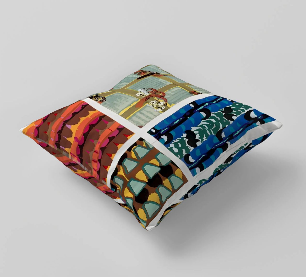 Carte de la ville de Londres Bauhaus coussin de Iracheta