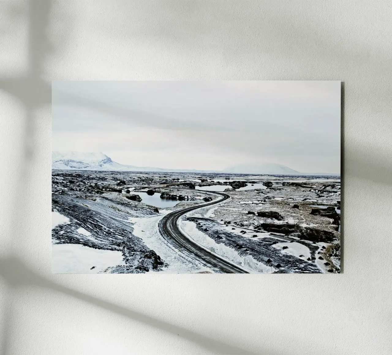 Near Mývatn alu-dibond by Nur Mut