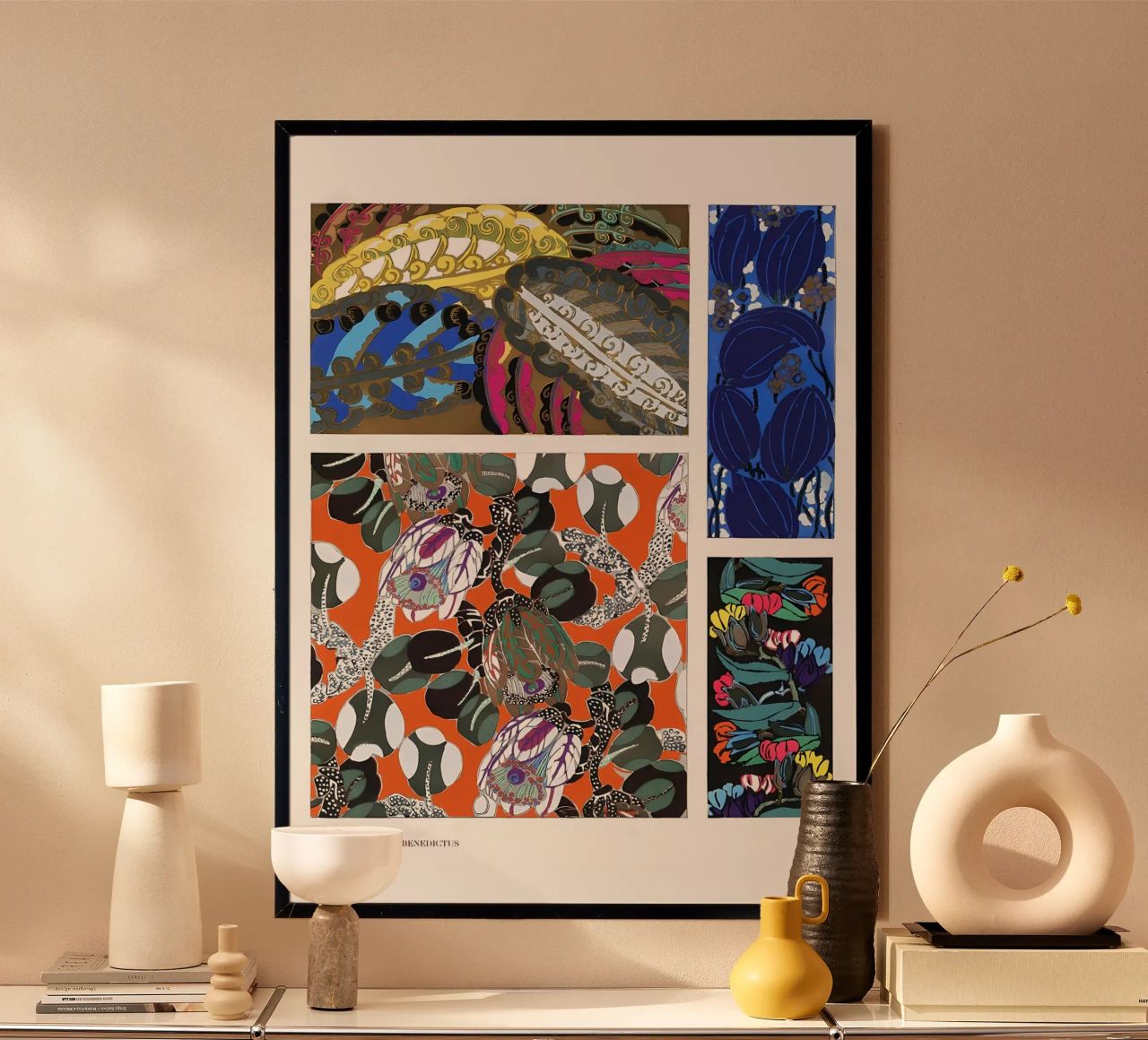 Vintage Art Deco Pattern poster by Iracheta