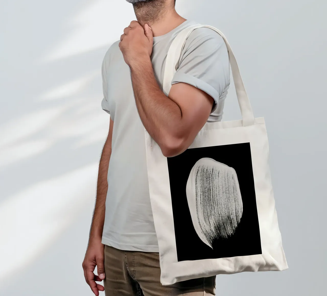 Minimalism 03 borsa in juta da Shot By Clint