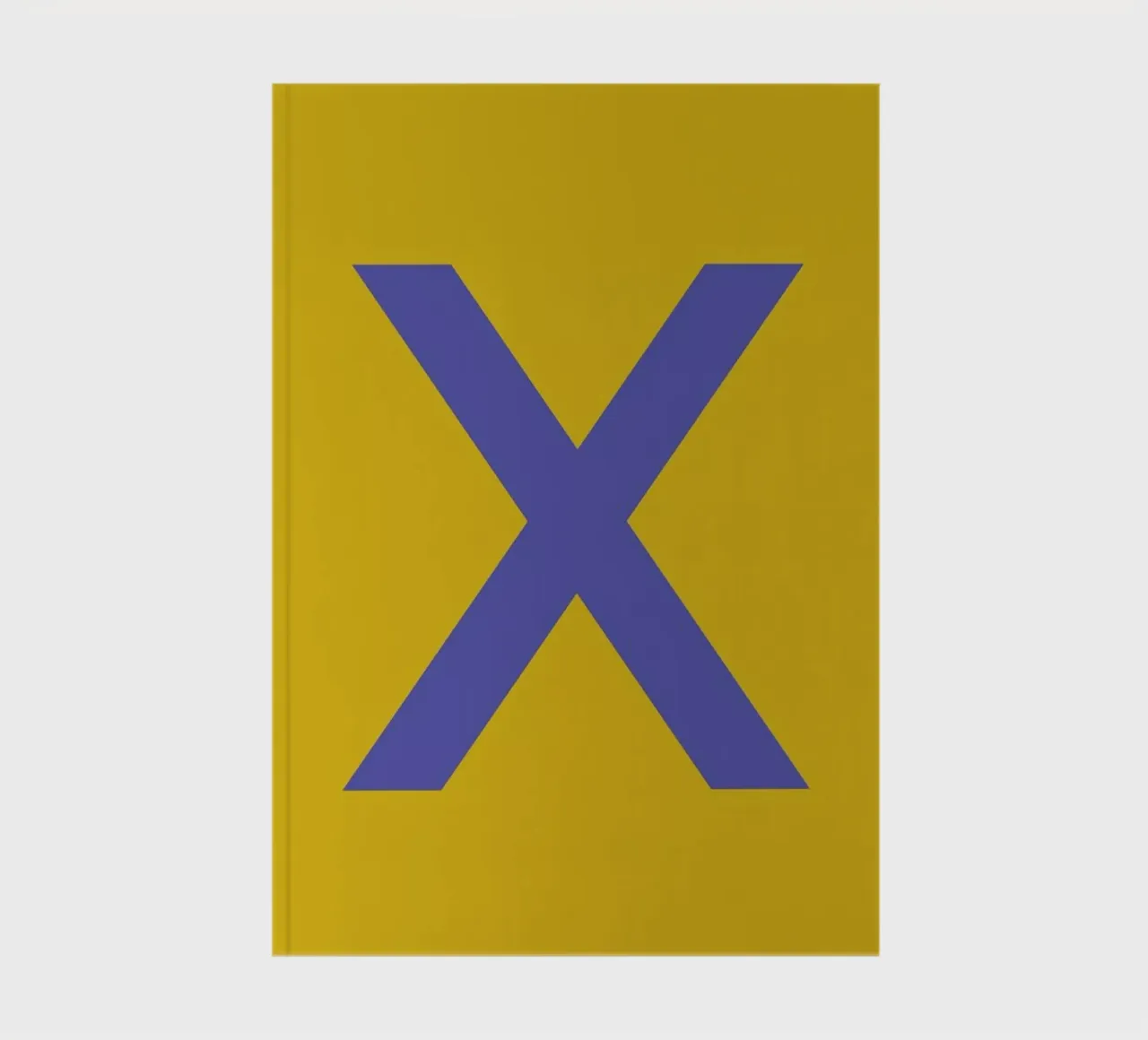 Yellow Letter X Notizbuch von Studio One