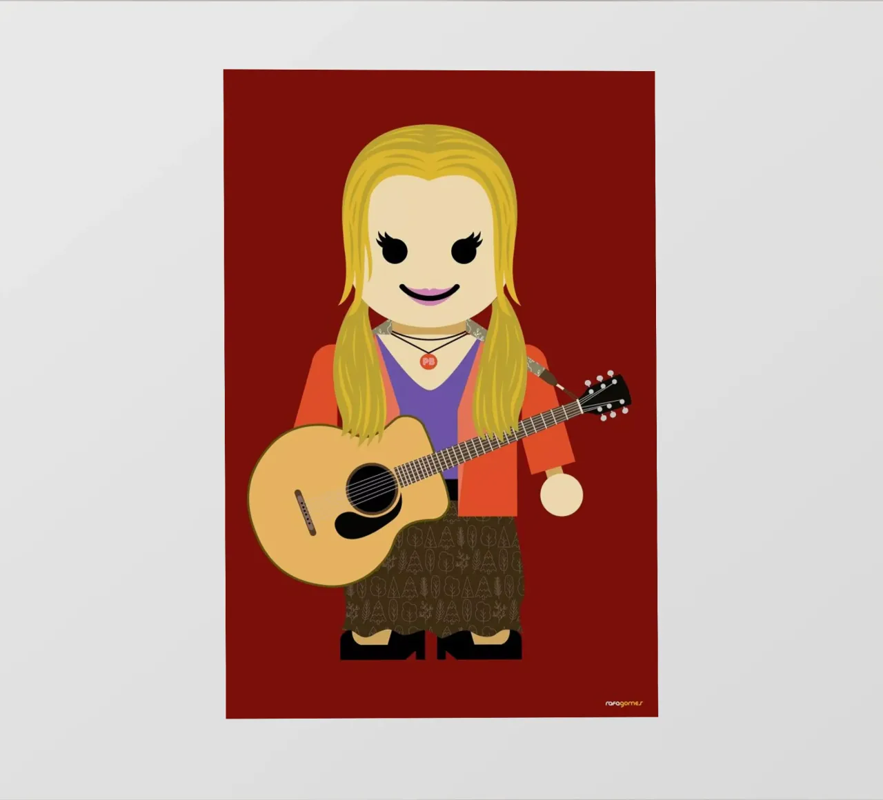 Phoebe Buffay Toy telo in pvc da Rafa Gomes