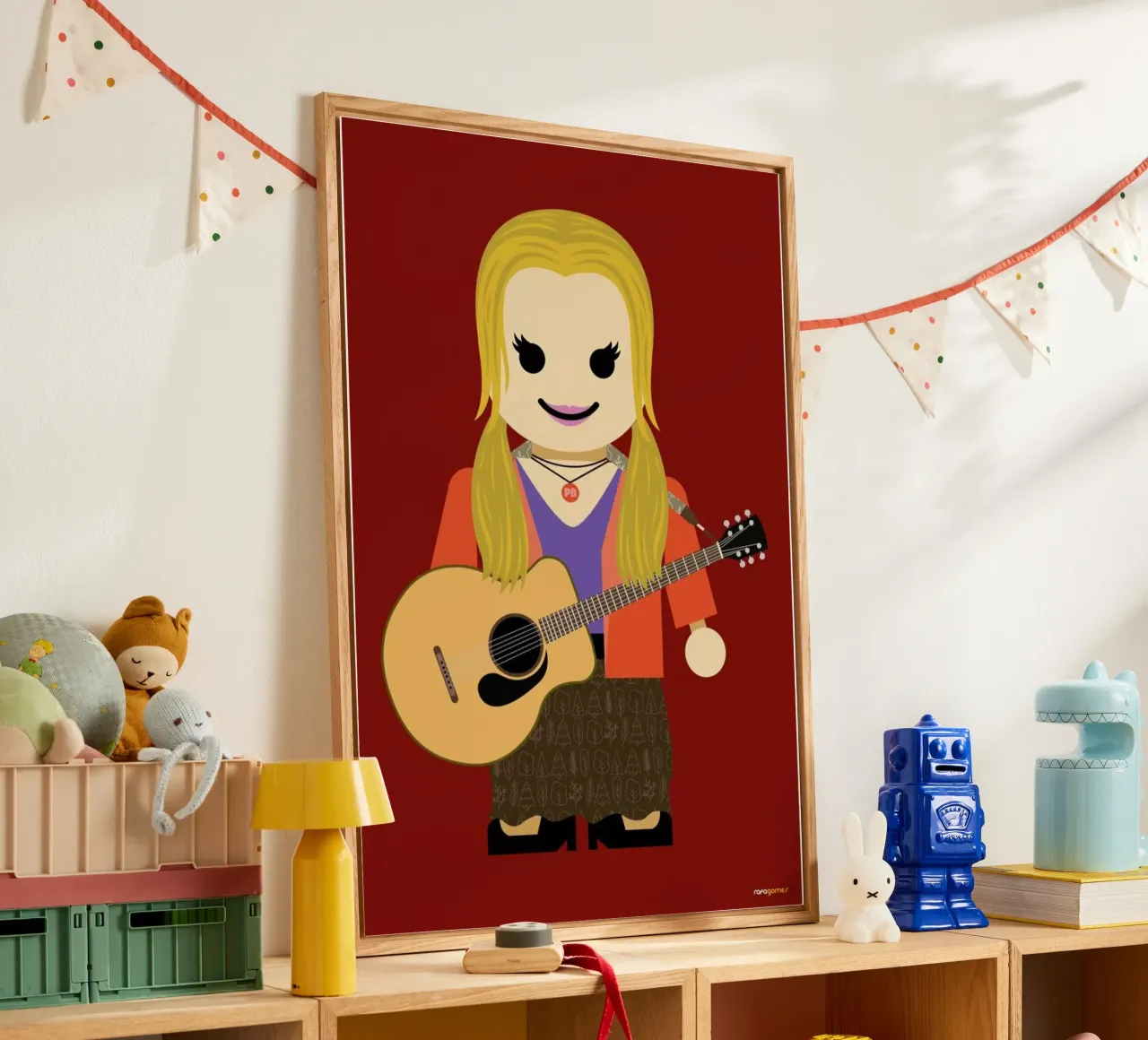 Phoebe Buffay Toy plexiglass da Rafa Gomes