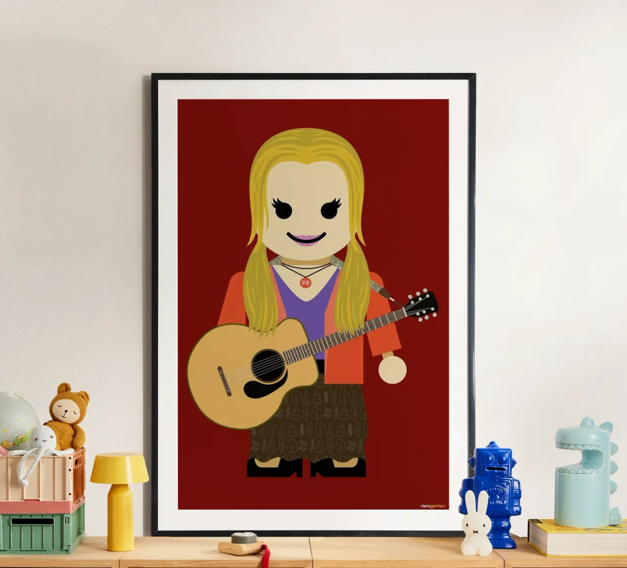 Phoebe Buffay Toy carta hahnemühle da Rafa Gomes