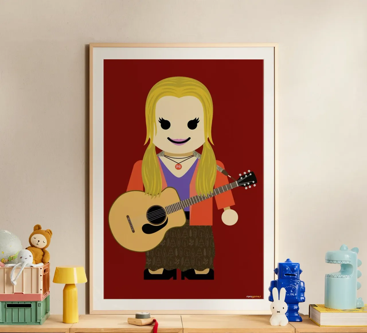 Phoebe Buffay Toy carta hahnemühle da Rafa Gomes