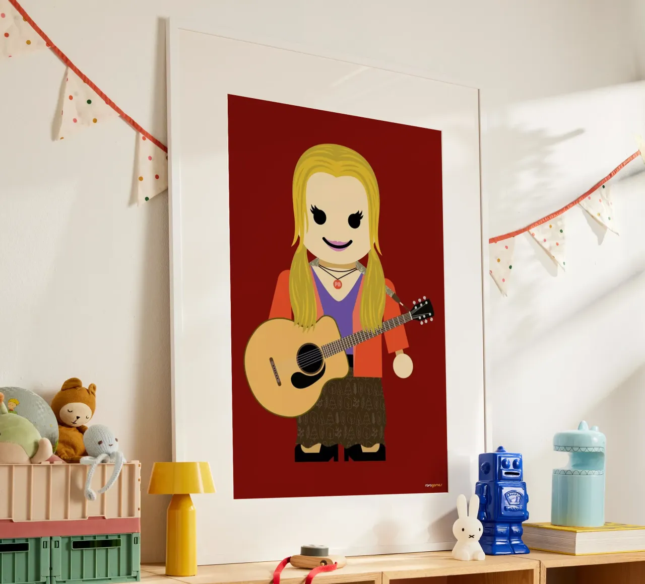 Phoebe Buffay Toy carta hahnemühle da Rafa Gomes