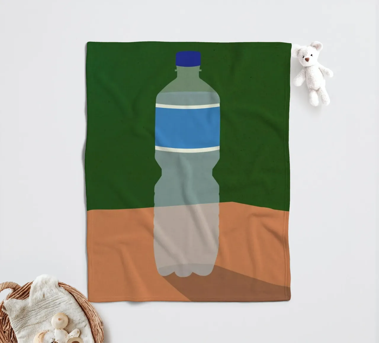Wasserflasche coperta in pile da Rosi Feist