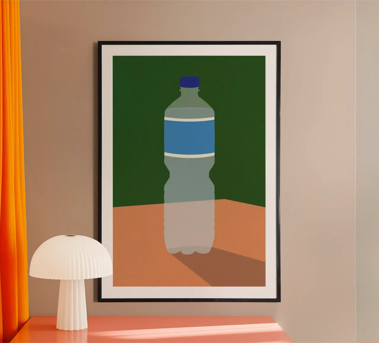 Wasserflasche poster da Rosi Feist