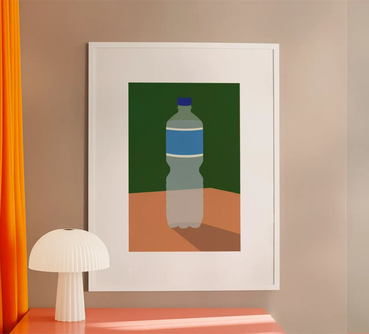 Wasserflasche poster da Rosi Feist