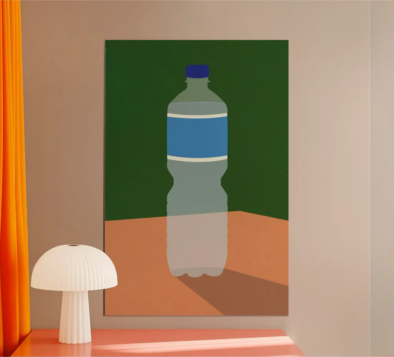 Wasserflasche poster da Rosi Feist