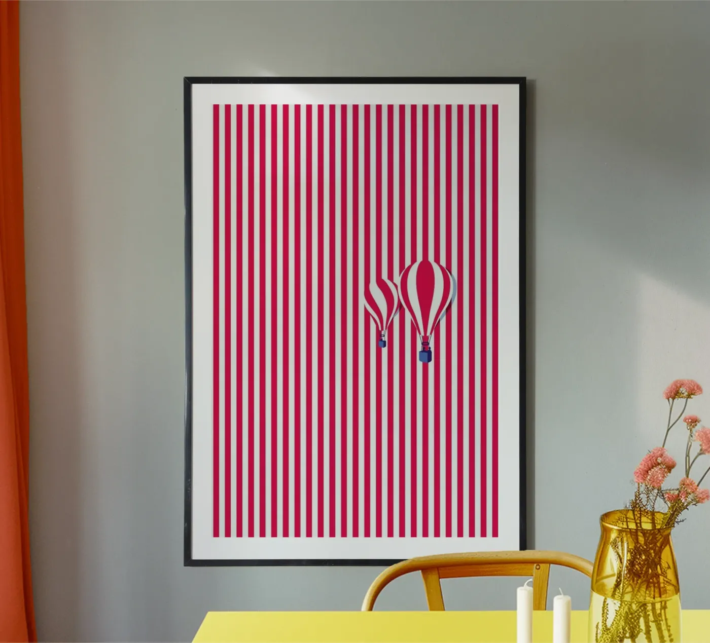 High Balloon poster by La Come Di