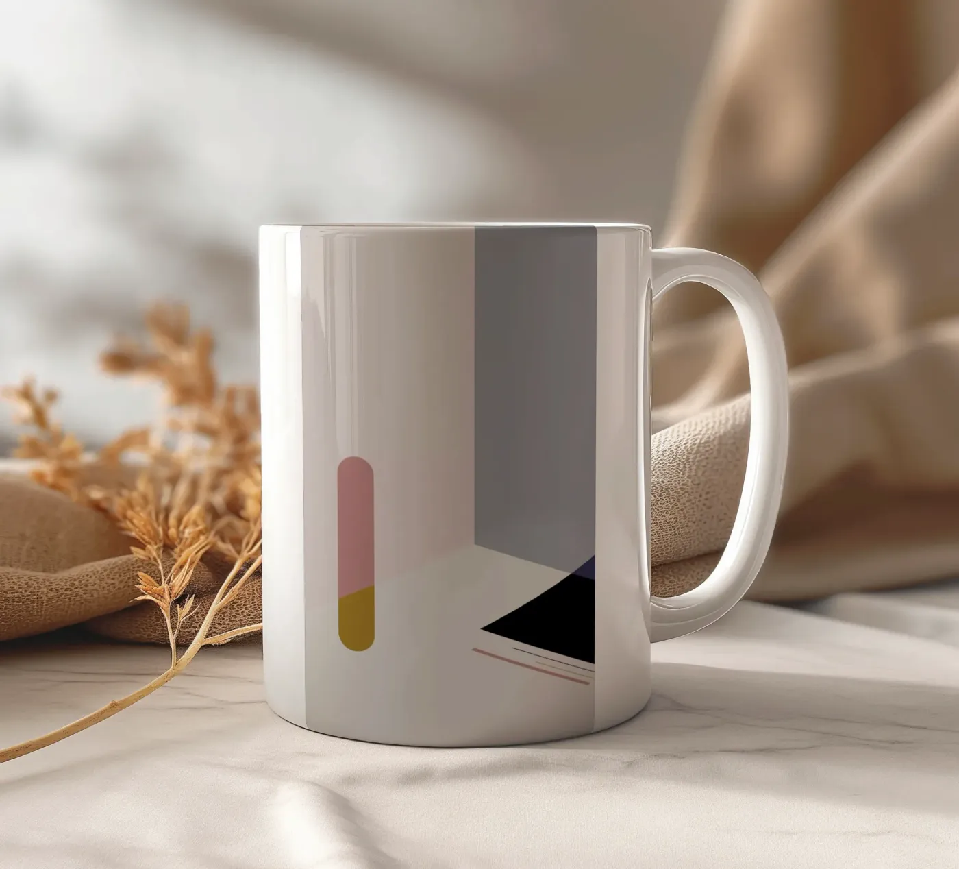 Separated 1 ceramic mug by 170QM
