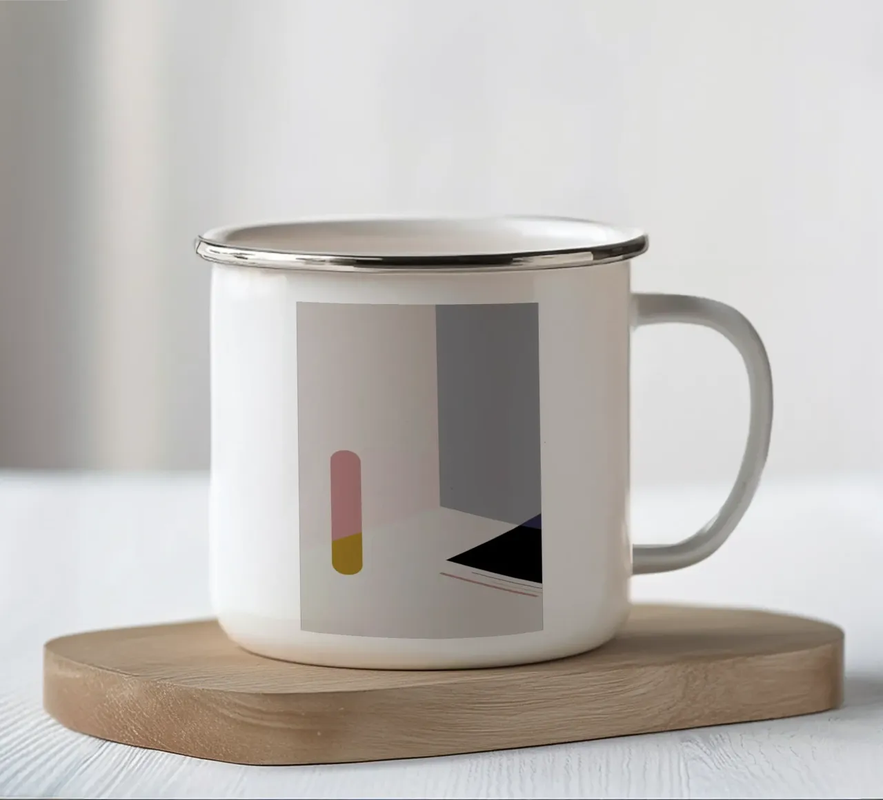 Separated 1 mug en émail de 170QM