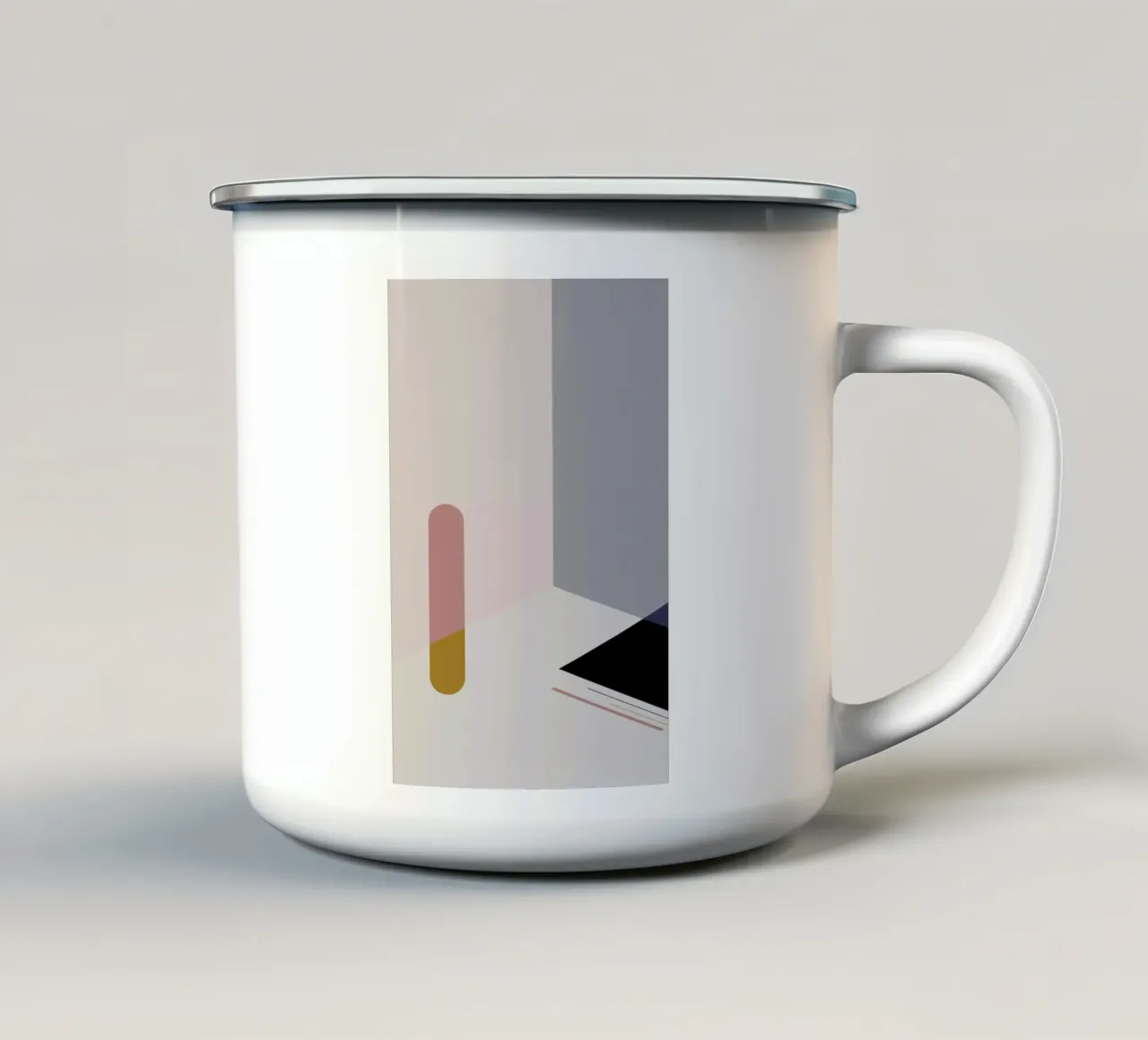 Separated 1 mug en émail de 170QM