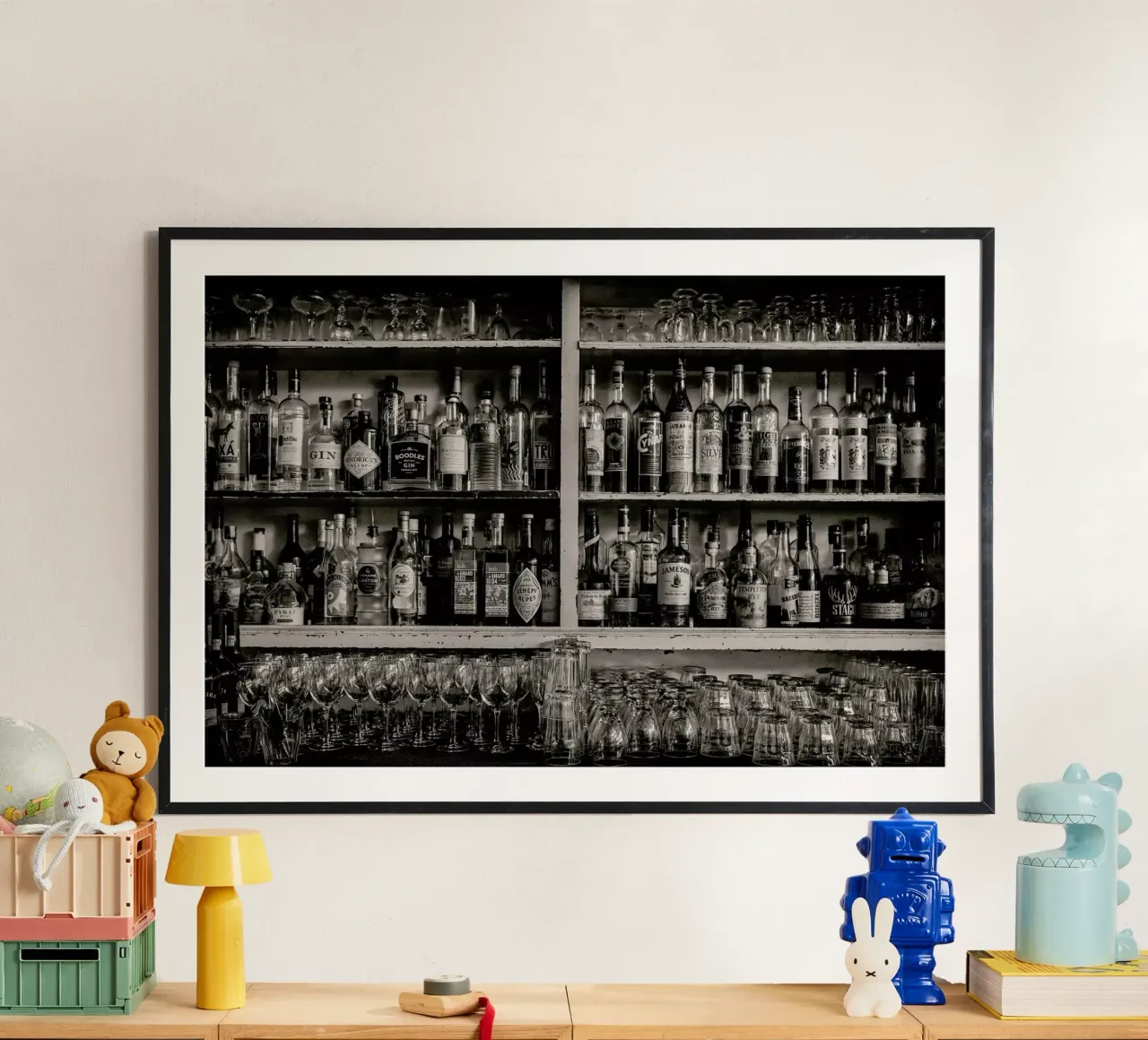 Seattle poster con telaio in plastica da Pictufy