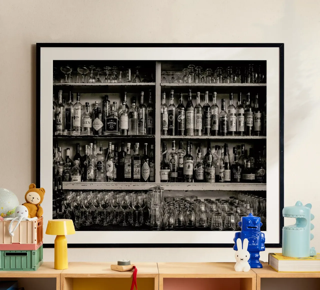 Seattle poster con telaio in plastica da Pictufy