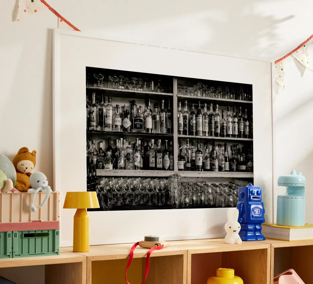 Seattle poster con telaio in plastica da Pictufy