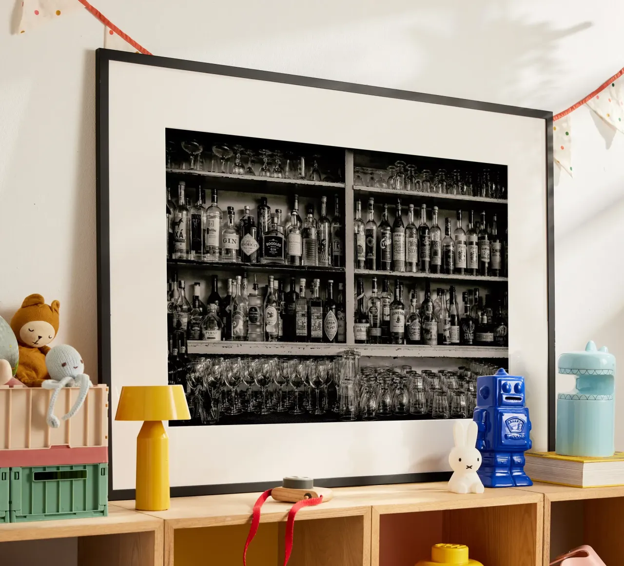 Seattle poster con telaio in plastica da Pictufy