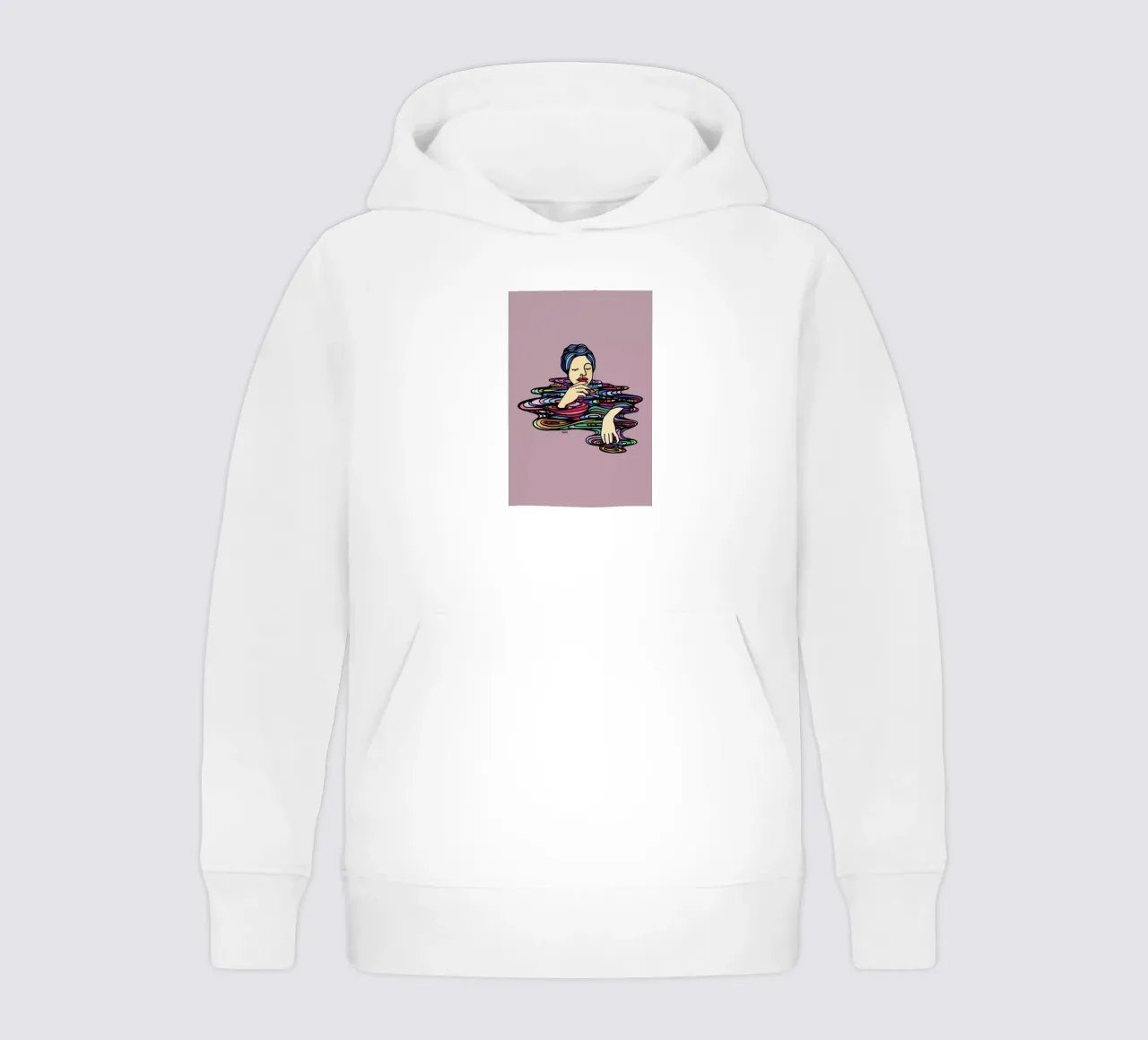 All Colors Inside Me felpa bambino con cappuccio da Ninhol