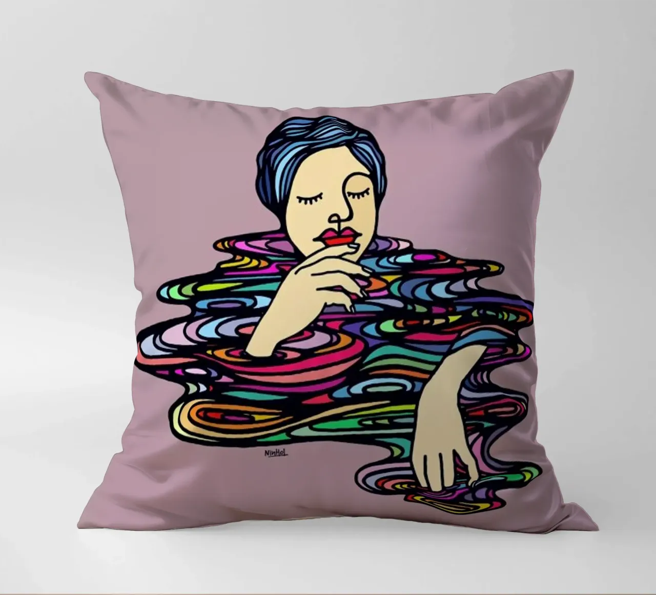 All Colors Inside Me cuscino da Ninhol