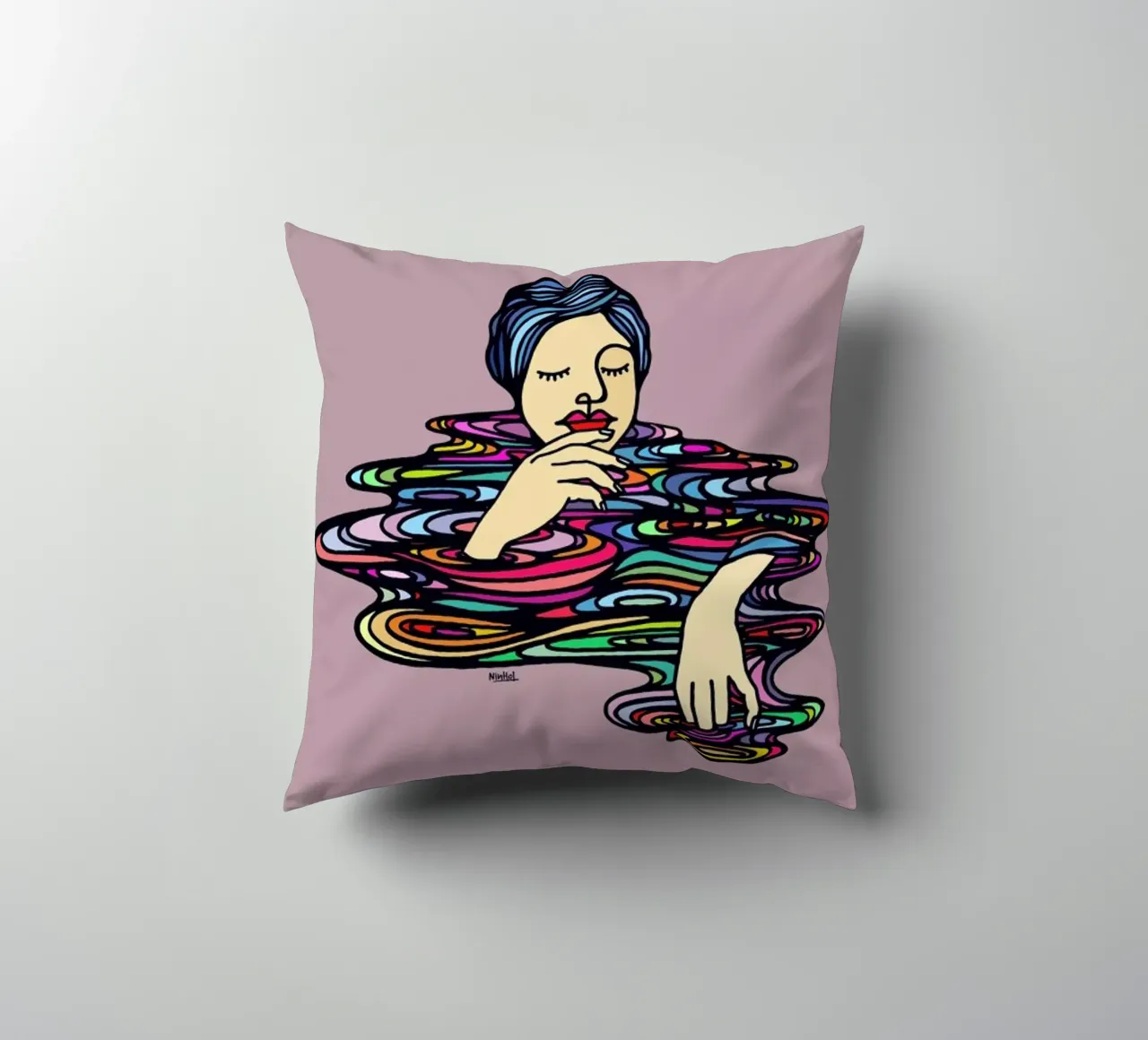 All Colors Inside Me cuscino da Ninhol