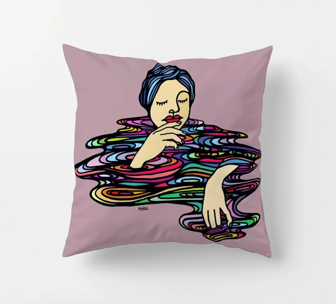 All Colors Inside Me cuscino da Ninhol