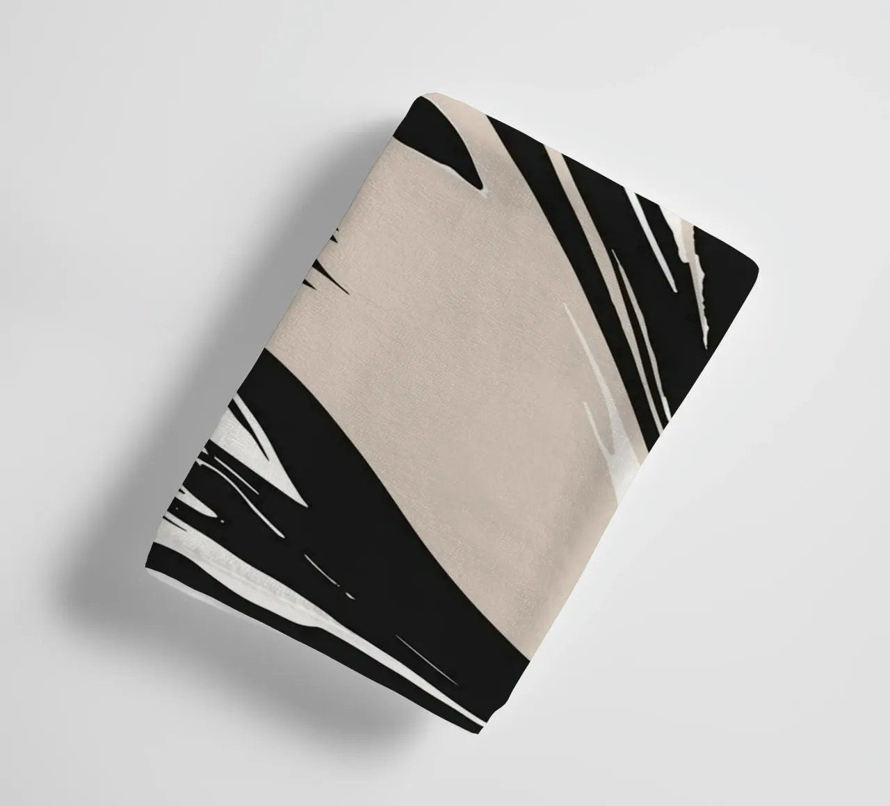 Abstract ink art towel by studiopicaprints
