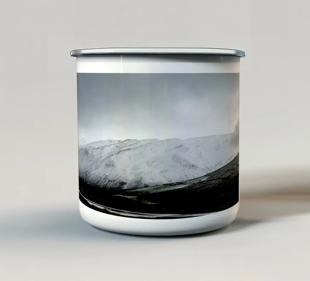 September snow tazza in smalto da Nur Mut