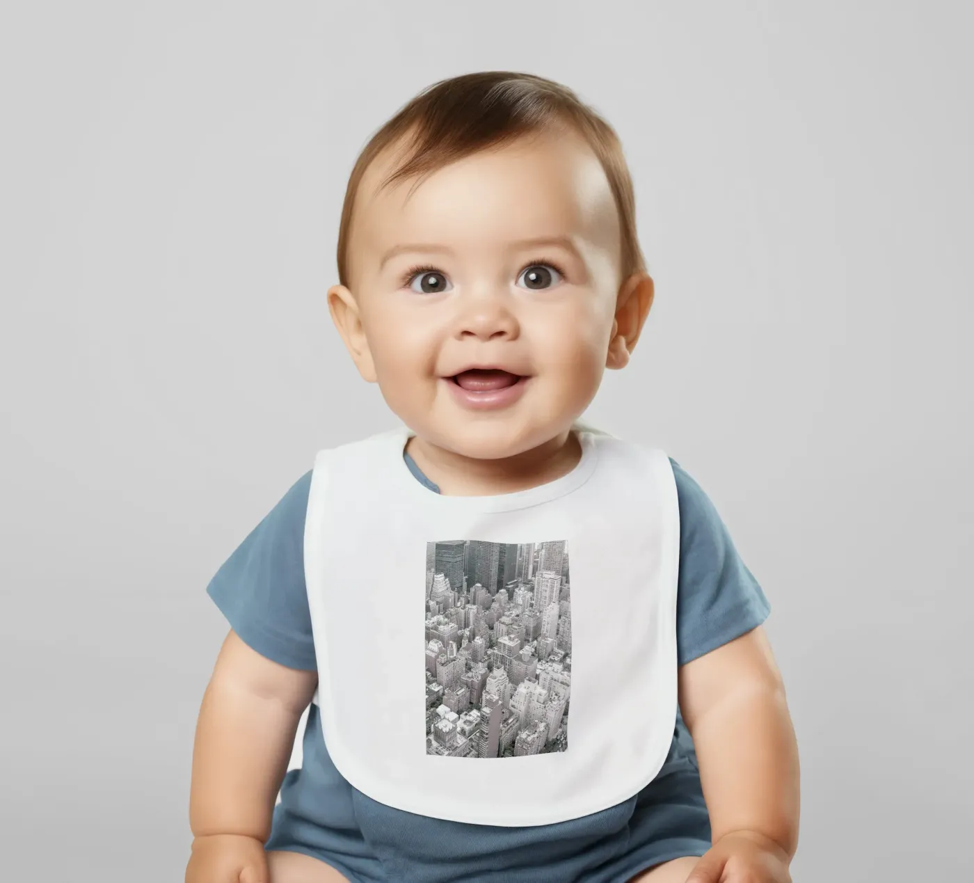 NYC baby bib by Shot By Clint