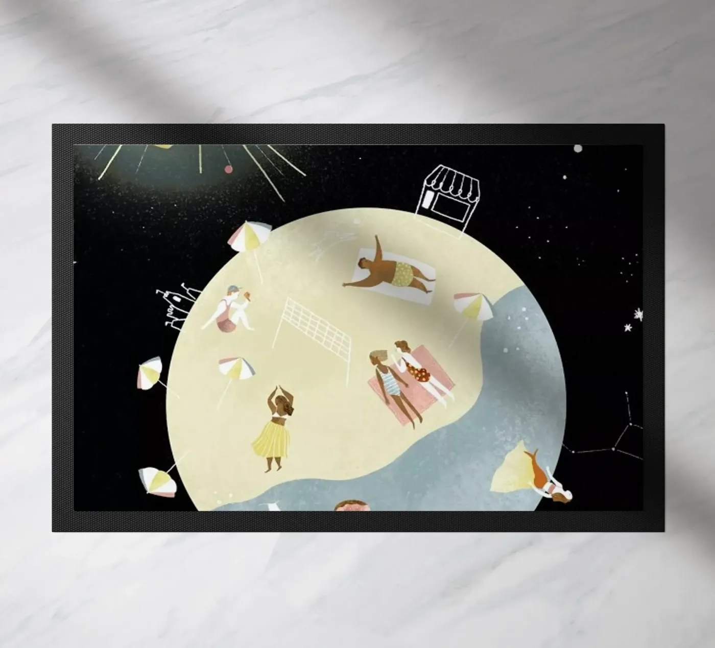 Summertime doormat by Amalia Restrepo