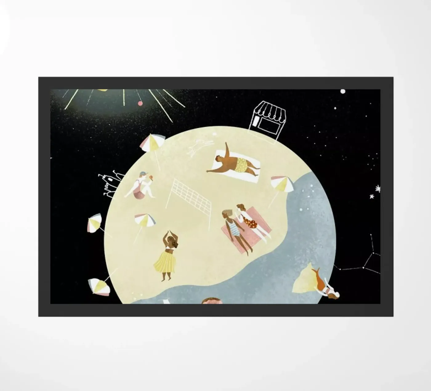 Summertime doormat by Amalia Restrepo