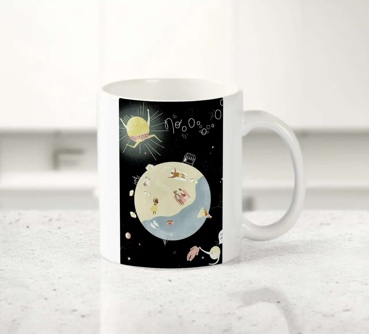 Summertime tazza in ceramica da Amalia Restrepo