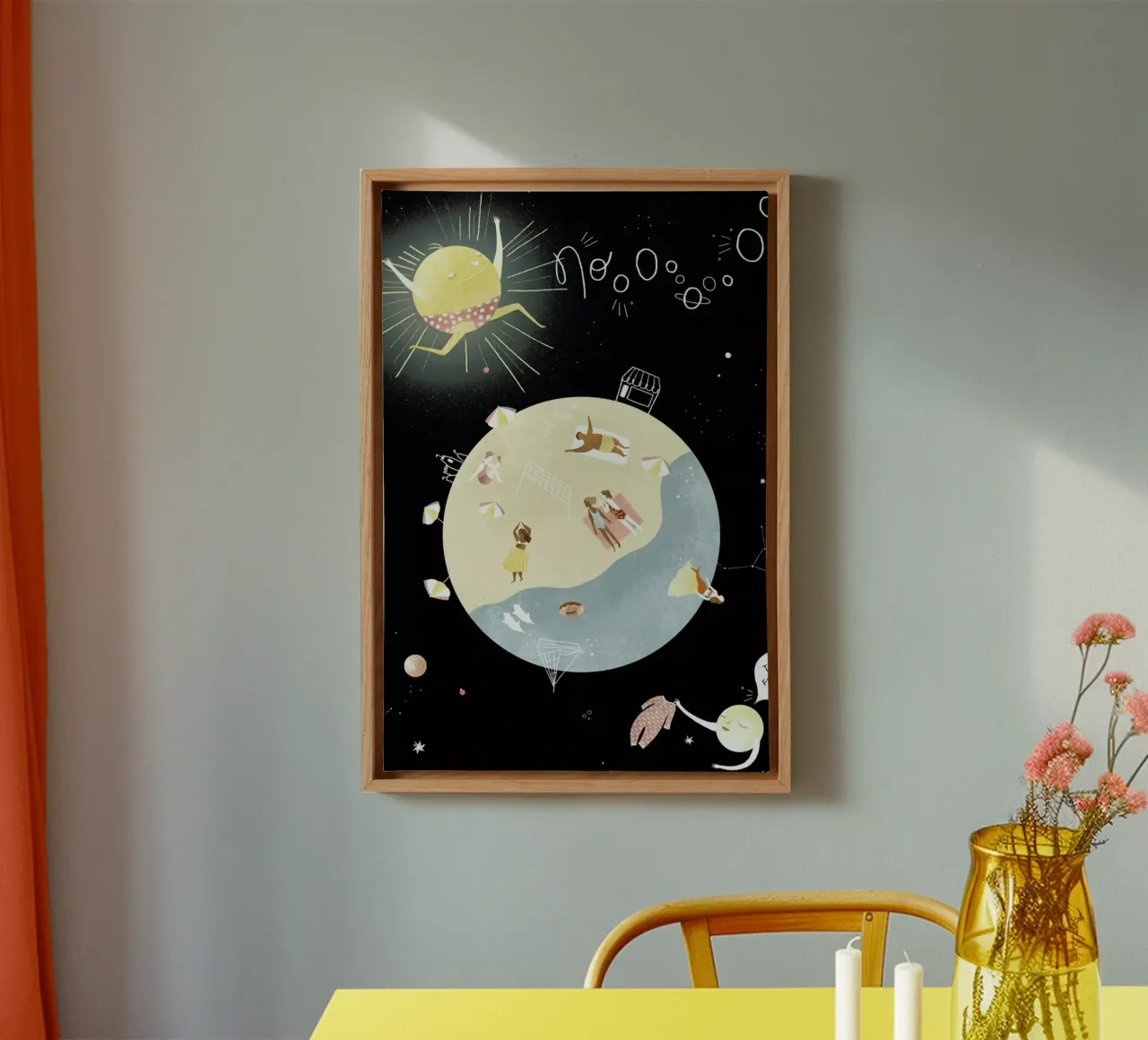 Summertime tela da Amalia Restrepo