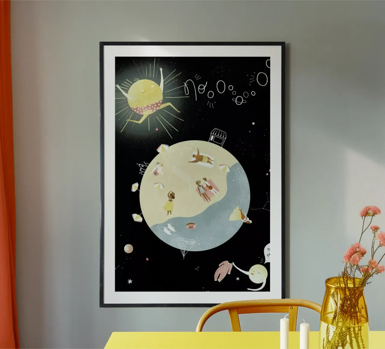 Summertime poster da Amalia Restrepo