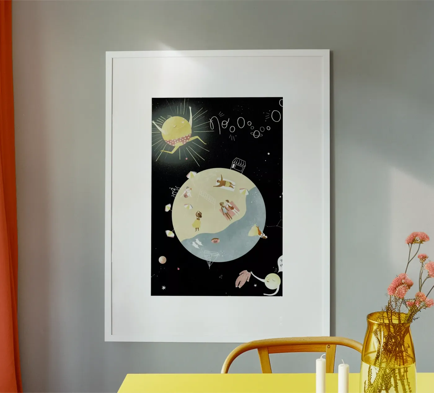 Summertime poster da Amalia Restrepo