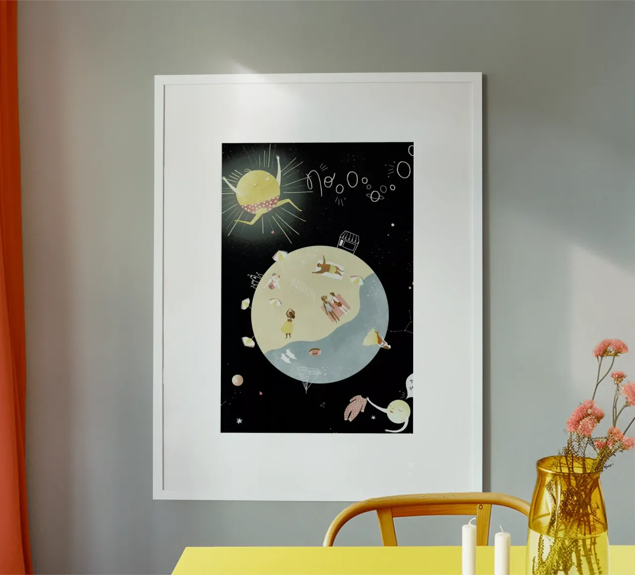 Summertime poster da Amalia Restrepo