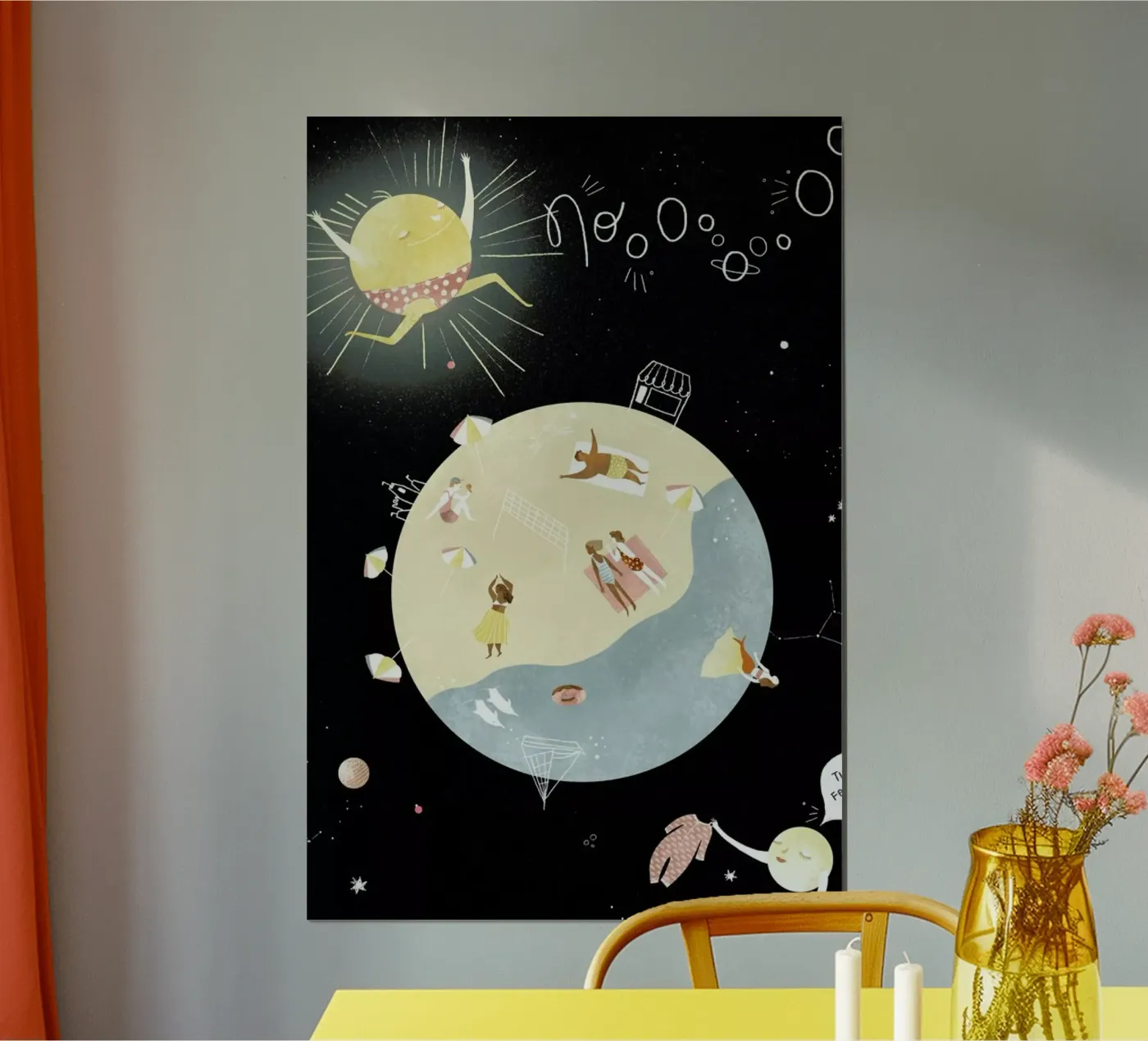 Summertime poster da Amalia Restrepo